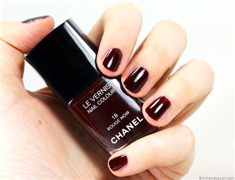 chanel nagellack rot klassisch|Der Klassiker Chanel 18 Rouge Noir .